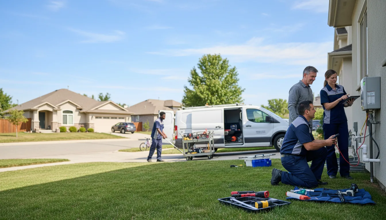 Tankless water heater service in Godley, TX